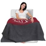 washington state cougars gradient dots crimson blanket latest model