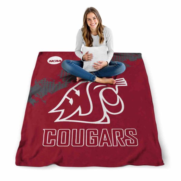 washington state cougars grunge texture crimson blanket high quality
