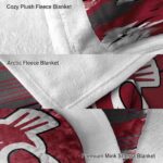 washington state cougars paint streaks crimson white blanket best selling