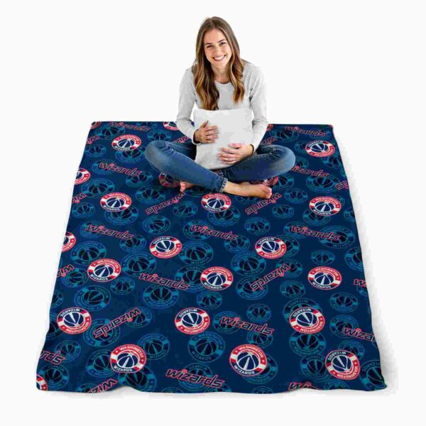 washington wizards diehard fans blue blanket high quality