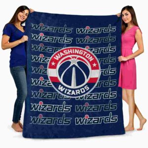 washington wizards fan pride blue blanket fashion forward