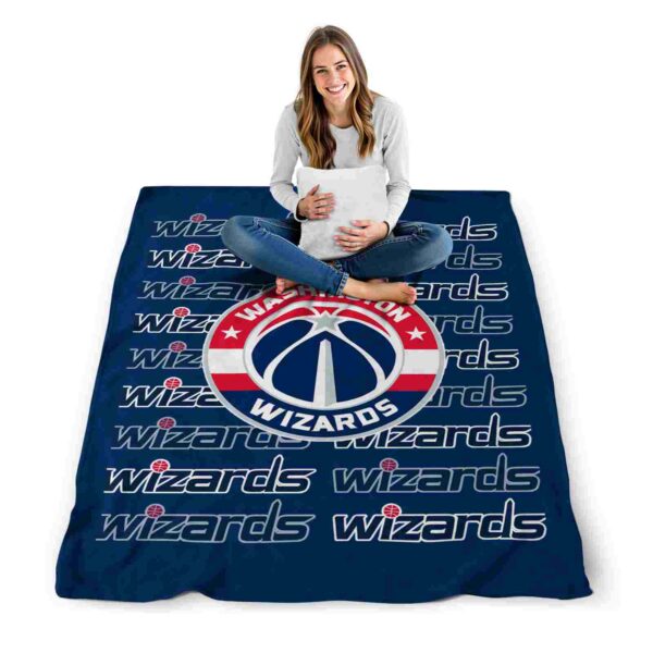 washington wizards fan pride blue blanket high quality