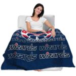 washington wizards fan pride blue blanket latest model