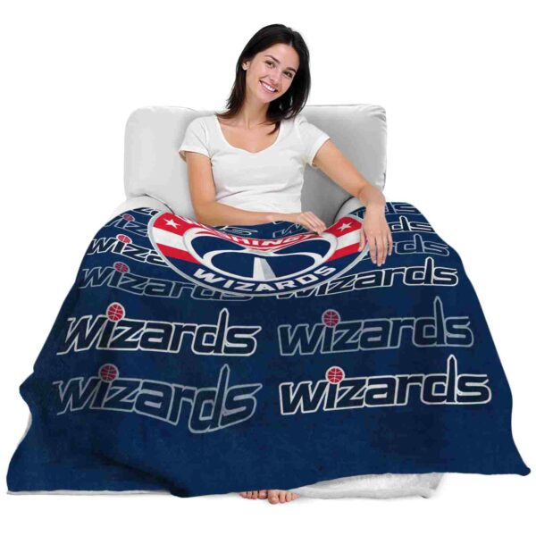washington wizards fan pride blue blanket latest model