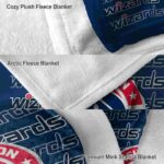 washington wizards fan pride blue blanket premium grade