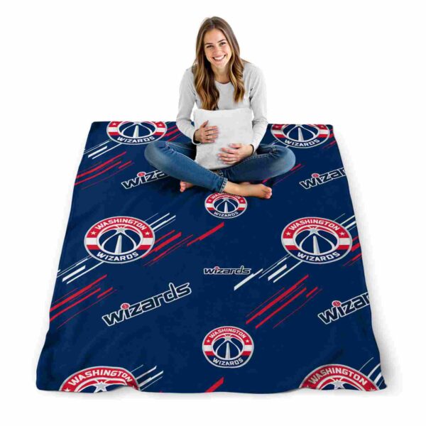 washington wizards fan spirit blue blanket high quality