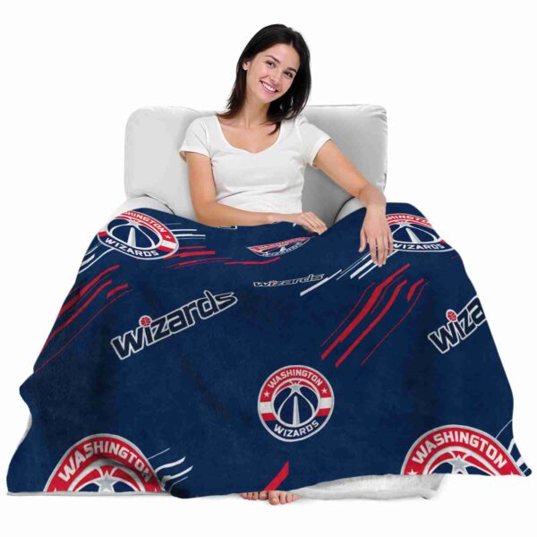 washington wizards fan spirit blue blanket latest model