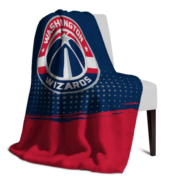 washington wizards gradient dots blue blanket top rated