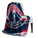 washington wizards paint streaks blue white blanket top rated