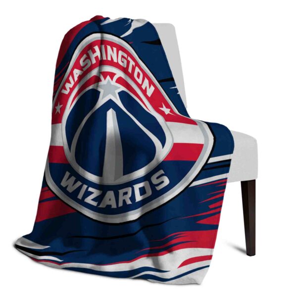 washington wizards paint streaks blue white blanket top rated