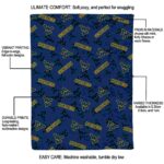 west virginia mountaineers diehard fans blue blanket best selling
