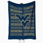 west virginia mountaineers fan pride blue blanket best selling