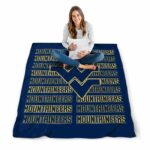 west virginia mountaineers fan pride blue blanket best selling