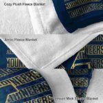west virginia mountaineers fan pride blue blanket best selling