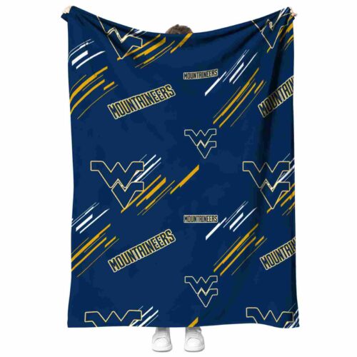 west virginia mountaineers fan spirit blue blanket best selling
