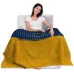 west virginia mountaineers gradient dots blue blanket latest model