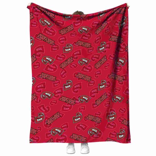 western kentucky hilltoppers diehard fans red blanket best selling
