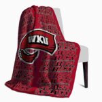 western kentucky hilltoppers fan pride red blanket top rated