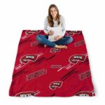 western kentucky hilltoppers fan spirit red blanket high quality