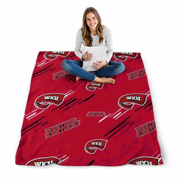 western kentucky hilltoppers fan spirit red blanket high quality