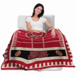 western kentucky hilltoppers football field red blanket best selling
