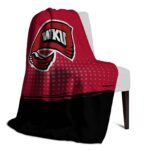 western kentucky hilltoppers gradient dots red blanket best selling