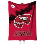western kentucky hilltoppers grunge texture red blanket best selling
