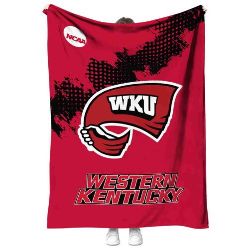 western kentucky hilltoppers grunge texture red blanket best selling