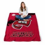 western kentucky hilltoppers grunge texture red blanket best selling
