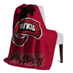 western kentucky hilltoppers grunge texture red blanket best selling