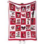 western kentucky hilltoppers mickey minnie red white blanket best selling
