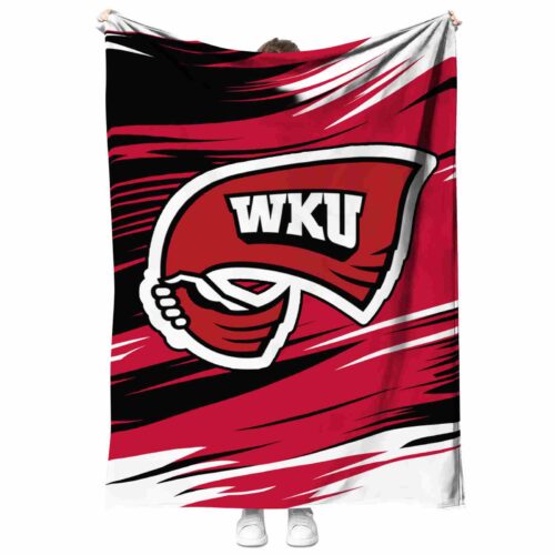 western kentucky hilltoppers paint streaks red white blanket best selling
