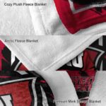 western kentucky hilltoppers splatter effect red blanket best selling