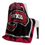 western kentucky hilltoppers splatter effect red blanket best selling