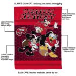 western kentucky hilltoppers three musketeers red blanket best selling