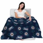 winnipeg jets diehard fans blue blanket best selling