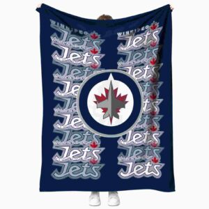 winnipeg jets fan pride blue blanket best selling
