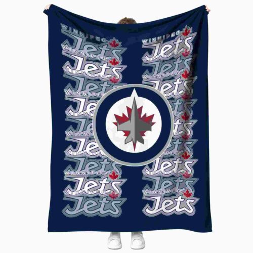 winnipeg jets fan pride blue blanket best selling