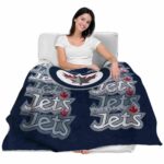 winnipeg jets fan pride blue blanket best selling
