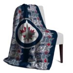winnipeg jets fan pride blue blanket best selling
