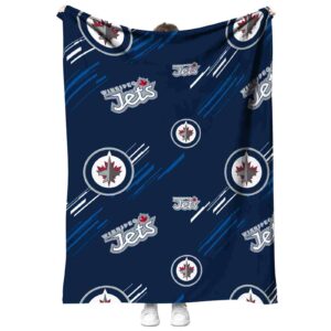 winnipeg jets fan spirit blue blanket best selling