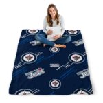 winnipeg jets fan spirit blue blanket best selling