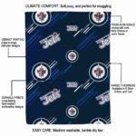 winnipeg jets fan spirit blue blanket best selling