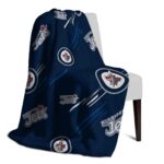 winnipeg jets fan spirit blue blanket best selling