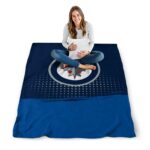 winnipeg jets gradient dots blue blanket best selling