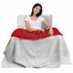 wisconsin badgers gradient dots red blanket best selling
