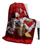 wisconsin badgers three musketeers red blanket best selling