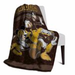 wyoming cowboys three musketeers brown blanket best selling