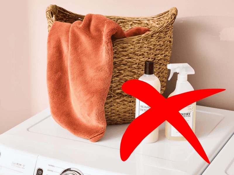 Avoid harsh detergents to reduce blanket shedding