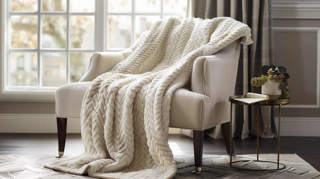 chenille blanket fabric